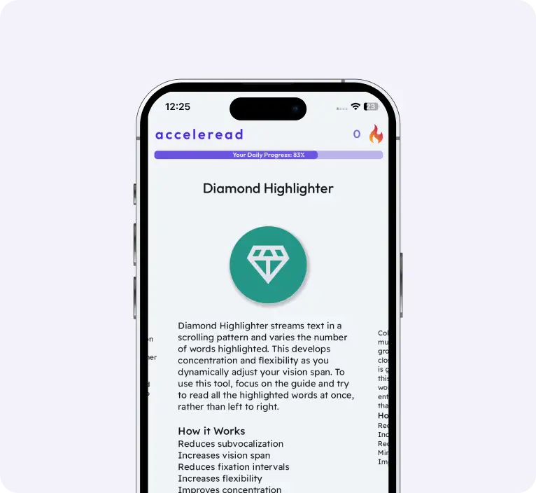 Acceleread – Speed Reading Training App
